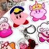 Llavero de Kirby Lindo Expresión Coreana Ins Acrílico Dibujos Animados Accesorio Colgante Decoración para Mochila Estuche