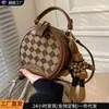 Bolsas para Mulheres 2026 Novo Modelo Bolsa Transversal Nicho Textura de Alto Padrão Moda Bolsa de Mão Mais Vendida Pequena Bolsa Redonda de Ombro Bolsas