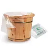 Bolsa de cubo de madera bolsa para pedicura 80 bolsas desechables para pies bolsa para pedicura bolsa para pies bolsa para pedicura bolsa de plástico