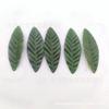 Planta Simulada Hojas Verdes 5.5cm Oro y Plata Hojas de Árbol de Navidad DIY Guirnalda Hecha a Mano Hojas Falsas al por Mayor