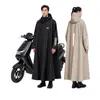 Capa de chuva para patinete/bicicleta elétrica, modelo longo, design separado para o condutor e o veículo, proteção de corpo inteiro contra chuva forte, unissex, tamanho adulto, projetada especificamente para ciclismo