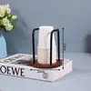 Dispensador de Vasos Desechables para el Hogar Disponible en Stock Soporte de Vasos para Escritorio Estante para Vasos de Papel sin Taladro Estante Creativo para Almacenamiento de Vasos de Papel