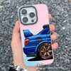 Capa para iPhone 15 Pro Carro Esportivo JDM 14/13 Branco Aurora 12 Apple 11 Xs Max Hard Plus Laser XR