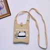 2024 Bolsa de Mão Mini de Tricô Guofeng Panda Bolsa de Celular Fashion Guofeng Bolsa de Ombro Bolsa Casual Versátil