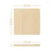 Porta-copos de Madeira de Pinus Pad Isolante de Madeira Maciça Porta-copos Doméstico para Café Madeira para Pintura DIY Lasca de Madeira Redondo Quadrado Simples para Copo
