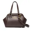 Bolso de mano con cierre de alta gama transfronterizo para mujer, diseño nuevo, elegante y sencillo, adecuado para madres de mediana edad, bolso de hombro y cruzado