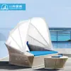 Cama de Exterior, Cadeira de Salão, Pátio de Jardim, Sofá Ninho de Pássaro, Praia ao Ar Livre, Varanda, Piscina, Cama Redonda Grande Preguiçosa para Exterior