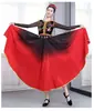 Novo Traje de Dança de Xinjiang para Mulheres, Vestido de Performance Uigur com Saia Larga Grande, Saia Longa, Traje de Dança Étnica para Adultos