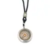 Moeda de Dinheiro do Espírito da Montanha com Mantra de Nove Caracteres, Pingente Baguá de Cinábrio, Ornamento de Moeda Antiga Taoísta de Latão, Caixa Gahu com Nuvem Auspiciosa