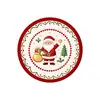 Porta-copos de Lama de Diatomáceas Feng Pu Home Decoração de Natal Tapete para Balcão de Bar Mesmo Estilo da Amazon Almofada de Isolamento Térmico Almofada Absorvente de Água Dura Personalizado