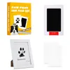 Mesa de Pegadas de Pet, Porta-Retrato Comemorativo de Pegada de Mão e Pé de Gato, Pegada de Pata de Cachorro, Presente de Lama de Pegada de Pata de Gato, Impressão em Tinta Sem Lavar