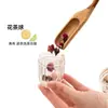 Selección premium de bolitas de té de flores para uso doméstico, filtro de taza portátil, separador de té y agua de plástico, colador de té universal, recipiente para té, bolita de té de flores