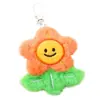 Muñeca de Felpa de Girasol de Dibujos Animados Espejo de Maquillaje Lindo Bolso para Salidas de Primavera Accesorio Llavero Colgante para el Día del Niño