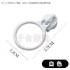 Em estoque Não. Puxador de anel semicircular com 5 fivelas em forma de D para fita de costura à máquina estampada, puxador de zíper 7 #
