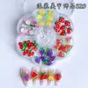 Caja de Flor de Ciruelo con Lazos de Perla, Flores de Dibujos Animados, Pedrería Mixta para Uñas, Decoraciones Brillantes para Uñas, Decoraciones Mixtas al por Mayor