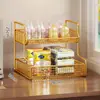 Caja de Almacenamiento para Granos, Estante Organizador de Granos de Múltiples Niveles de Gran Capacidad para Escritorio, Organizador Multifuncional de Almacenamiento para Granos