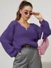 Camisa de Punto Transparente para Protección Solar, Color Sólido, Hueca, Sexy, Manga Larga, con Cuello, de Comercio Exterior Transfronterizo Europeo y Americano, Colección Primavera/Verano 2026