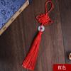 Nó pequeno tamanho jade pedaço estilo borla antigo traje ornamentos 6 pratos Fang Sheng Ping An fivela feng shui requintado feito à mão