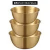 Tazón de Acero Inoxidable Espesado para Ensalada, Tazón para Ramen, Recipiente de Cocina, Tazón de Ensalada Estilo Coreano con Escala, Recipiente para Batir Huevos y Mezclar Masa, Recipiente Multipropósito