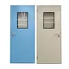 Fabricante Personalizado Porta Limpa de Aço Canal de Oficina Sem Poeira Porta de Purificação Selada Laboratório Hospital Porta de Aço de Abertura Única