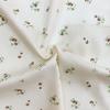 Tecido estampado de sarja de algodão fresco pequeno floral elegante primavera e verão pequeno elegante flor infantil roupa boneca camisa vestido tecido