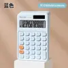 Calculadora Transfronteriza con Doble Fuente de Alimentación, Color Degradado, Alto Atractivo Estético, Calculadora Estilo Diosa, Calculadora de 12 Dígitos para Estudiantes Universitarios