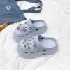 Sandalias de Vacaciones de Suela Gruesa con Perlas y Pedrería, Estilo Nuevo, Diseño de Caballo, Sandalias Cerradas de Playa Verano, que Aumentan la Altura