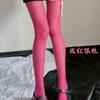 Seda prateada Micro-flash Cor perolada Meias de seda Meia-calça de seda anti-gancho feminina Primavera e outono e verão Transparente Sexy Internet Vermelho Preto Seda