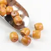 Madeira Maciça Natural Jacarandá Contas Soltas Contas Cilindricas de Corte Reto Contas Tambor de Madeira Zeller Acessórios para Pulseira DIY Acessórios Criativos para Pulseira