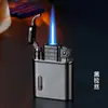 Tornamesa Creativo de Descompresión Encendedor a Prueba de Viento Llama Roja Presionar Directamente en Relieve Tridimensional Regalo Encendedor de Regalo