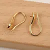 Aretes de Joyería Hechos a Mano DIY Accesorios de Perlas Tachuelas Cobre Puro Antideslizante Conservación del Color Material Galvanizado Ganchos para Orejas de Zapato de Tacón Alto