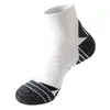Calcetines de Montañismo y Senderismo para Hombre Otoño e Invierno de Longitud Media Transpirables y Resistentes al Desgaste para Correr al Aire Libre, Bádminton, Calcetines Deportivos Profesionales Zhuji