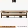 Sofá Externo Pátio Varanda Sofá de Teca Liga de Alumínio Jardim Externo Design Elegante Conjunto Combinado de Móveis de Madeira Maciça