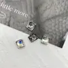 Joyería Casual de Diamantes Cuadrados, Accesorios de Aleación de Diamante Único de Alta Transparencia para DIY de Gama Alta, Pendientes Personalizados, Accesorios para el Cabello, Accesorios Hechos a Mano