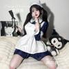 Dos osos: qqny Juego de Rol Uniforme de Halloween Azul y Blanco Vestido de Sirvienta Enfermera Vestido de Escenario