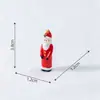 Paisaje en miniatura, adorables figuras de Santa Claus, bonitas decoraciones de bola de nieve, adornos para hacer tú mismo, accesorios para colgar, piezas decorativas pequeñas