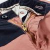 Pantalones Cortos de Moda Estilo Hong Kong para Hombre con Costuras, Algodón, Moda Suelta, Calle, Tendencia, Shorts de Playa Rayados Distintivos