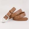 Novo cinto feminino fivela quadrada estudante moda retrô moda coreana moda decorativa calças casuais com cinto explosões femininas