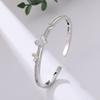 Pulsera Explosiones Transfronterizas Fritillaria Mariposa Apertura Diseño Nicho Sentido Avanzado Pulsera Única Apertura Pulsera Ajustable
