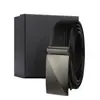 Cinturón de Cuero Genuino con Hebilla Automática y Patrón de Árbol para Hombre Set de Regalo de Lujo Caja de Regalo Cinturón de Regalo Cinturón de Negocios Personalización de Empresa para Hombre