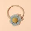 Amazon Nuevo Tocado Infantil Transfronterizo Bebé Hecho a Mano Tela Delgada Flor Diadema Fina para el Cabello Bebé Elástico Lindo Diadema