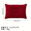 Almohada Inflable, Almohada de Viaje, Cojín Portátil de Soporte Lumbar Perezoso, Almohada para Asiento de Coche de Oficina al Aire Libre, Almohada para Dormir, Almohada para Siesta
