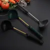 Espátula de silicone de aço inoxidável para frigideira antiaderente espátula especial para cozinhar utensílios de cozinha de silicone de grau alimentício resistentes a altas temperaturas atacado