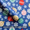 Papel de Presente de Natal Shangjin Papel de Presente Florido Papel de Presente Buquê de Maçã Papel de Presente de Natal DIY