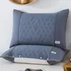 Toalla de Almohada de Algodón Una Pieza Gasa de Algodón Extra Grande Engrosada Diadema para Almohada Cuatro Estaciones Estudiante Adulto Estilo Europeo Cubierta de Almohada para Pareja