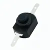 Fornecedor do Fabricante Botão Interruptor para Lanterna 12*8 Latão Pé Prateado Dobra Reversa Interruptor de 2 Pinos Autotravante Retardante de Chama