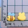 Série Amarela Mini Padrão Exquisito Cola Creme Laços de Cabelo DIY e Acessórios de Cabelo Materiais Artesanais Acessórios de Resina Patches