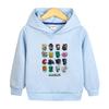 Sudadera con capucha de primavera y otoño para niños 2025 Nuevo conjunto de otoño de manga larga de algodón puro para niños pequeños y niños pequeños Estilo moderno Venta al por mayor