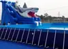 Pesca en piscina parque acuático móvil arenero piscina inflable exterior estanque de peces grande bote de manivela atrapar