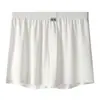 Ropa interior para hombre HuaJielong de seda de hielo, color liso, texturizada, al por mayor, de cintura media, talla grande, transpirable, calzoncillos tipo bóxer para hombre, disponibles para dropshipping